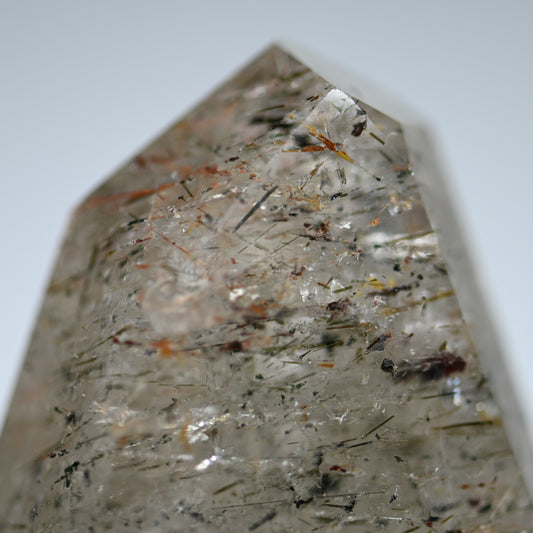 Cosmic Consciousness Included Smoky Quartz Tower
