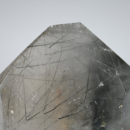 Black Tourmaline in Quartz Tower