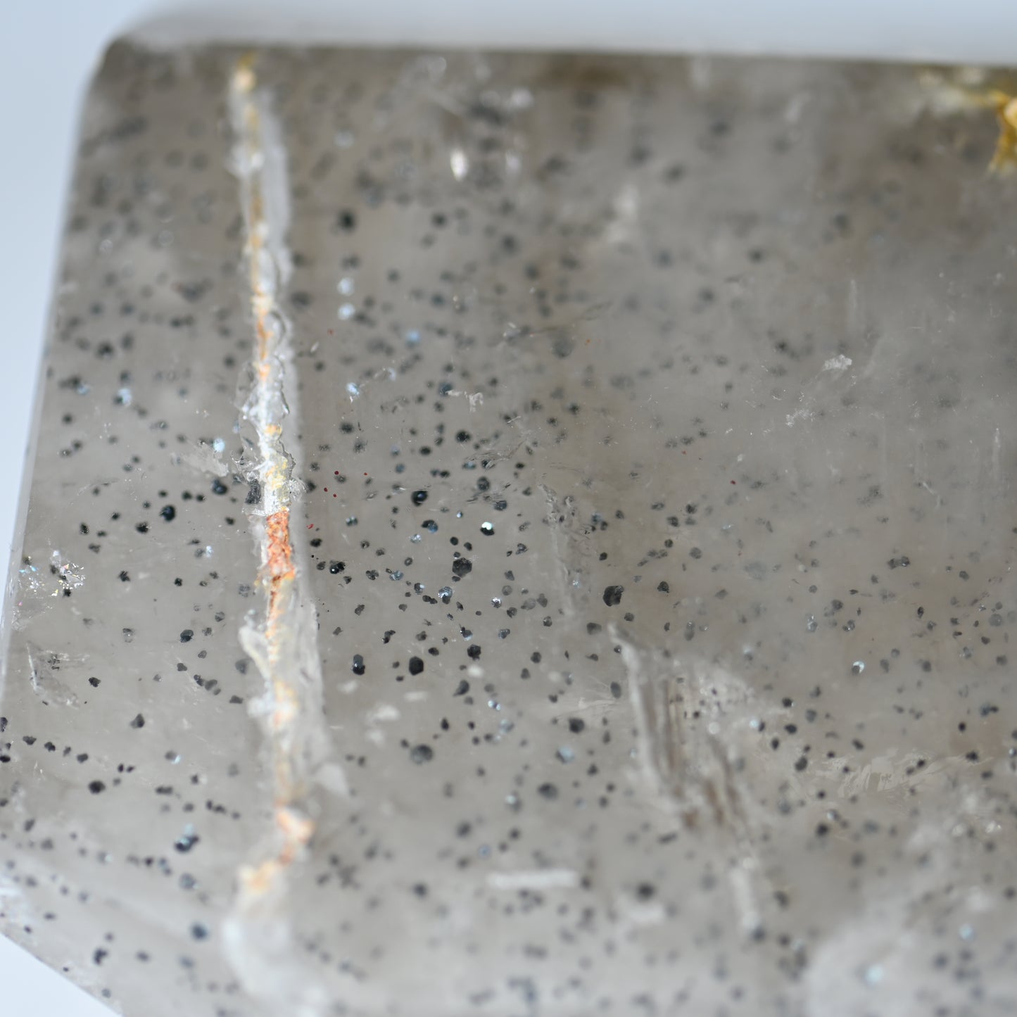 Elestial Hematite Phantom Included Quartz Tower